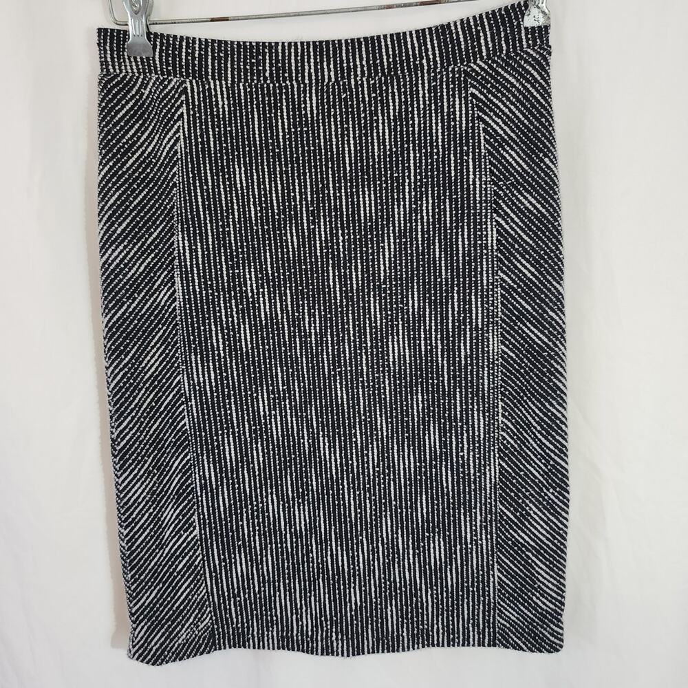 Banana Republic Black And White Business Knee Length Pencil Skirt Size 2